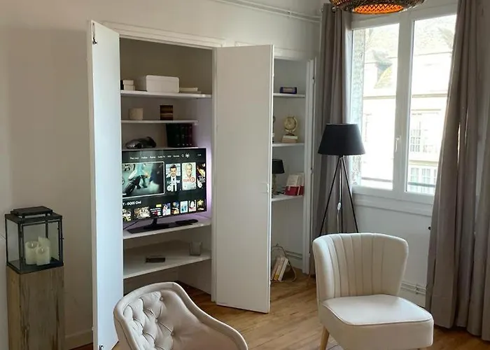 Hyper Centre, Cathedrale, Fibre Lägenhet Lisieux